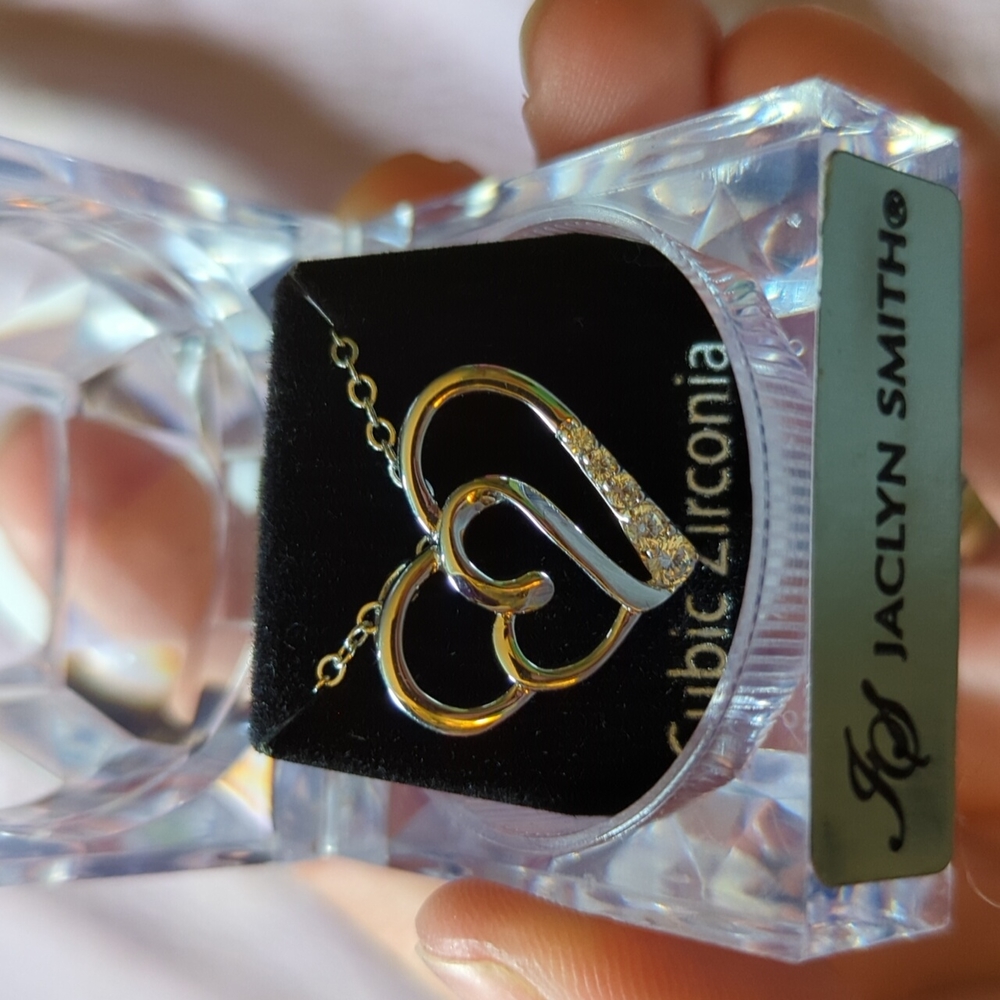 Interlocking heart necklace